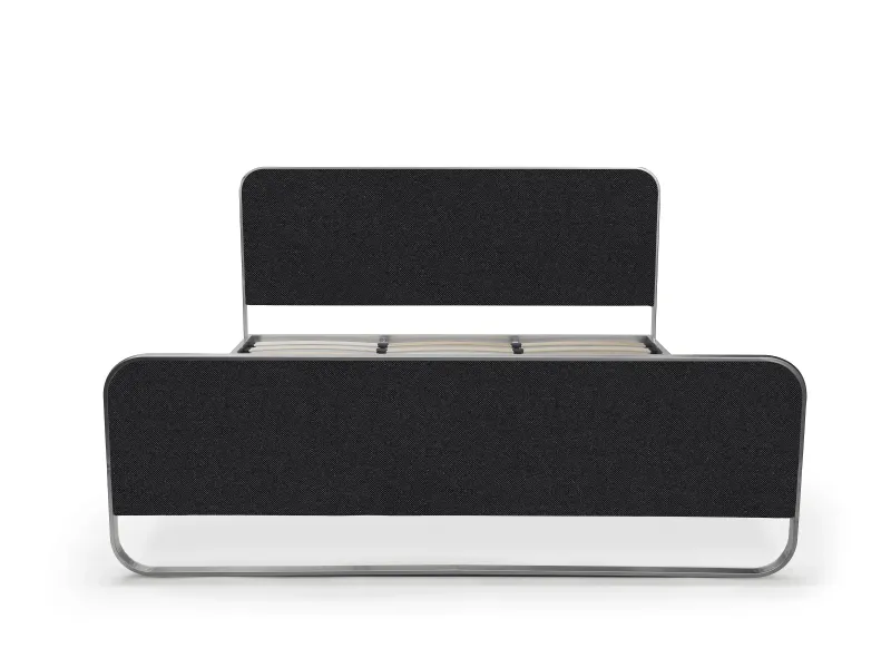 Chloe King Size Double Bed in Black Color